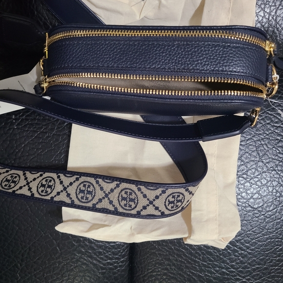 Tory Burch Navy Miller Mini Crossbody Bag Nwt - Picture 6 of 12